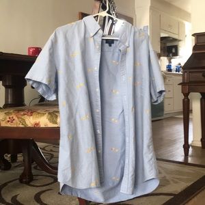 J crew short sleeve button up